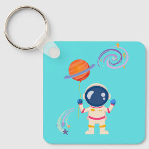 Porte-clés Aventures de dessins animés Spaceman.