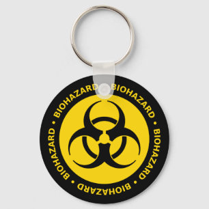 Porte-clés Avertissement de risque biologique