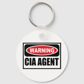 Porte-clés Avertissement Porte - clé de l'AGENT CIA