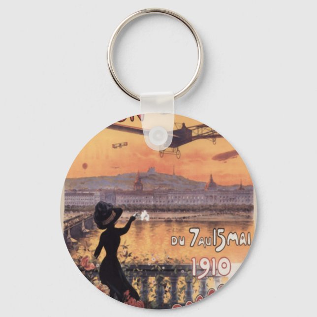 Porte-clés Aviation vintage (Recto)