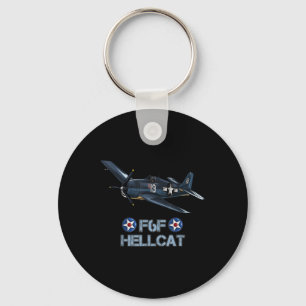 Porte-clés Avion de chasse F6f Hellcat de la Seconde Guerre m