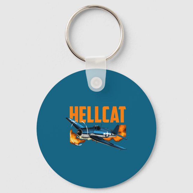 Porte-clés Avion de combat Hellcat de l'armée américaine de l (Recto)