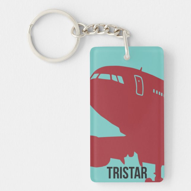Porte-clés avion de ligne Tristar Classique (Devant)