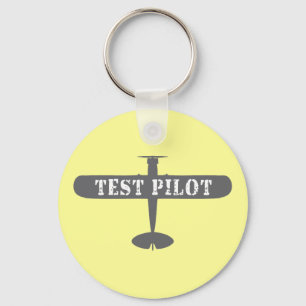 Porte-clés Avion et pilote d'essai