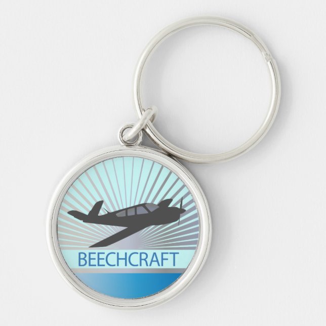 Porte-clés Avions de Beechcraft (Devant)