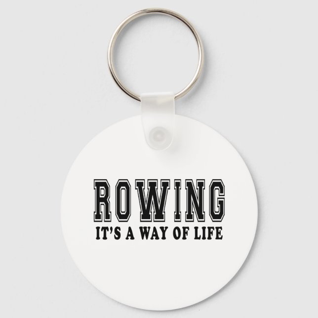Porte-clés Aviron C'est le mode de vie (Recto)