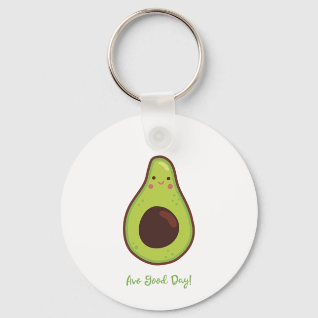 Porte-clés Avo Good Day Punny Avocado (Recto)