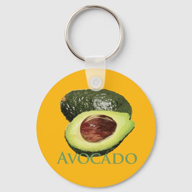 Porte-clés Avocado and Half (Recto)