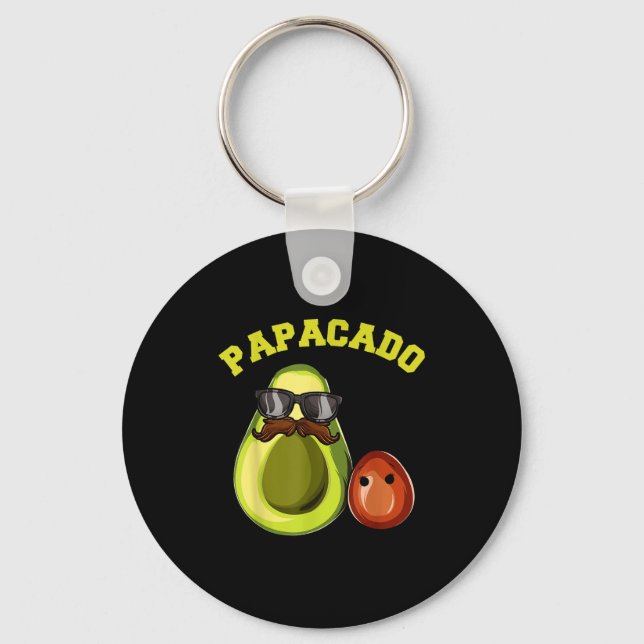 Porte-clés Avocado Shirt For Men, Papacado Pregnancy Announce (Recto)