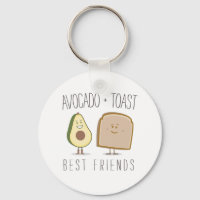 Avocado + Toast Best Friends Drôle Porte - clé