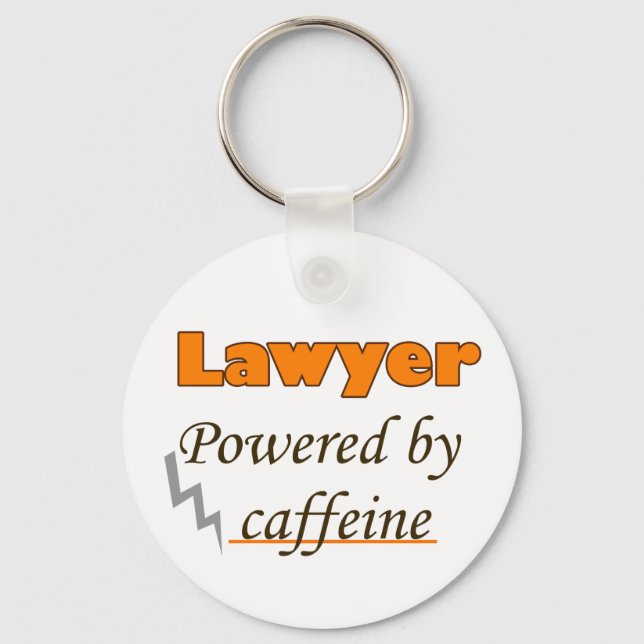 Porte-clés Avocat avec caféine (Recto)
