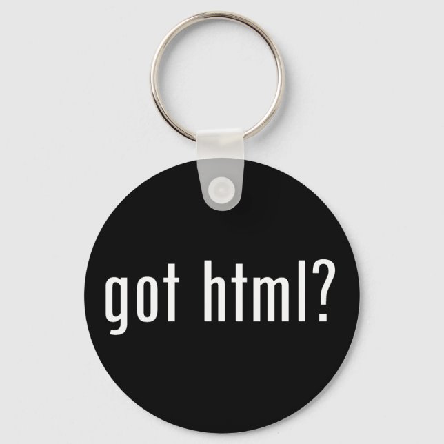 Porte-clés avoir du html ? (Recto)