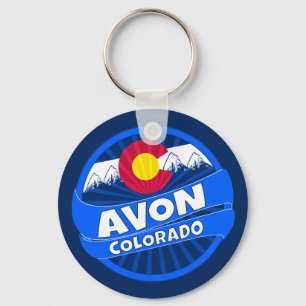 Porte-clés Avon Colorado mountain burst keychain