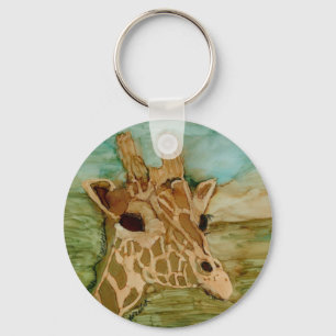 Porte-clés Avril la Giraffe reste toujours avec vous !