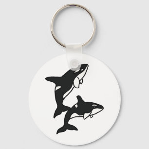 Porte-clés AW - Leaping Killer Whales