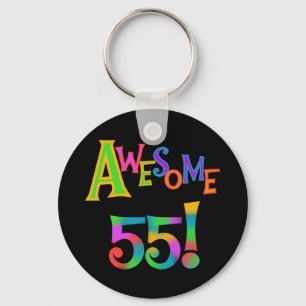 Porte-clés Awesome 55 Birthday T-shirts and Gifts
