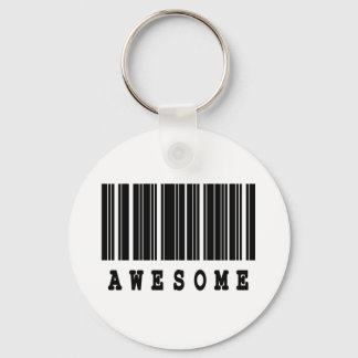 Porte-clés awesome barcode design