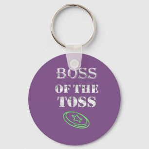 Porte-clés Awesome Boss of the Toss Ultimate frisbee cadeau
