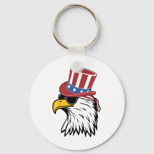 Porte-clés Awsome Patriotic Eagle Usa Tee
