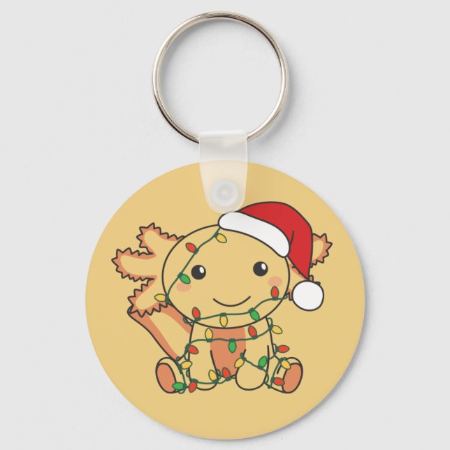 Porte-clés Axolotl Animaux d'hiver Axolotls Porte - clé (Recto)