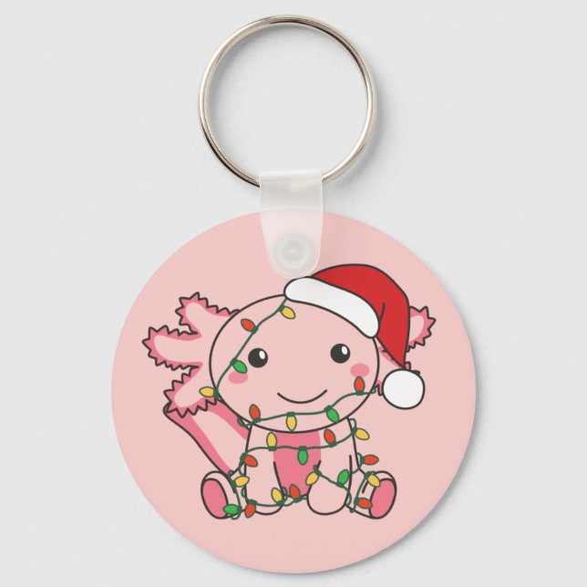 Porte-clés Axolotl Animaux d'hiver Axolotls Porte - clé (Recto)