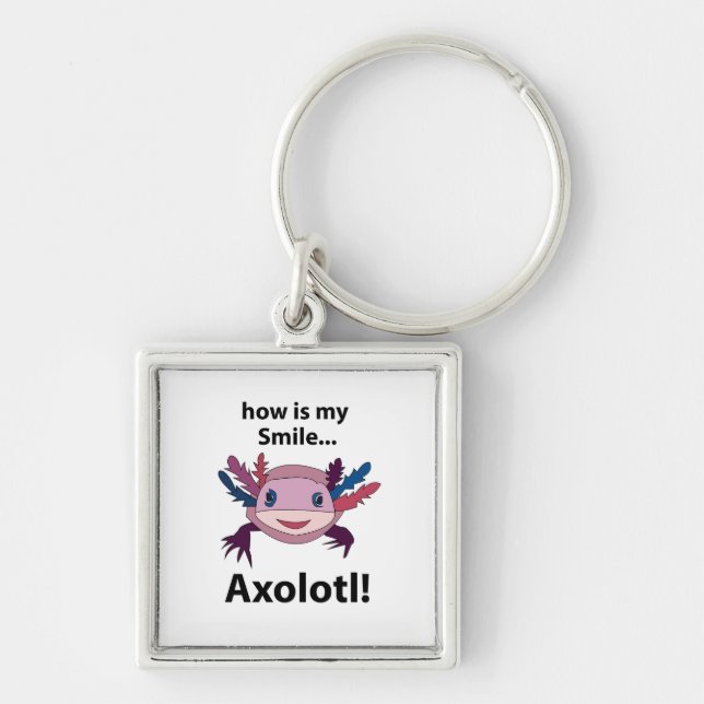 Porte-clés Axolotl Comment Mon Sourire Est Drôle Axolotl (Devant)