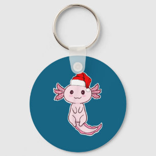 Porte-clés Axolotl de Noël 