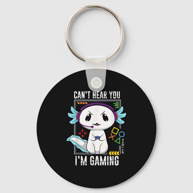 Porte-clés Axolotl Jeu Salamander Comme Jeu (Recto)