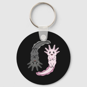Porte-clés Axolotl Yin Yang Kawaii Animal Axolotls Lover Owne