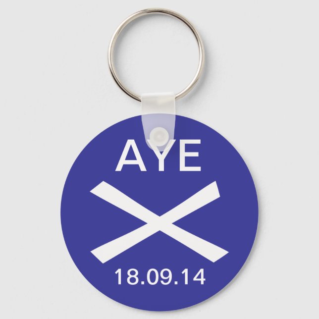 Porte-clés Aye to Scottish Independence Keyring (Recto)