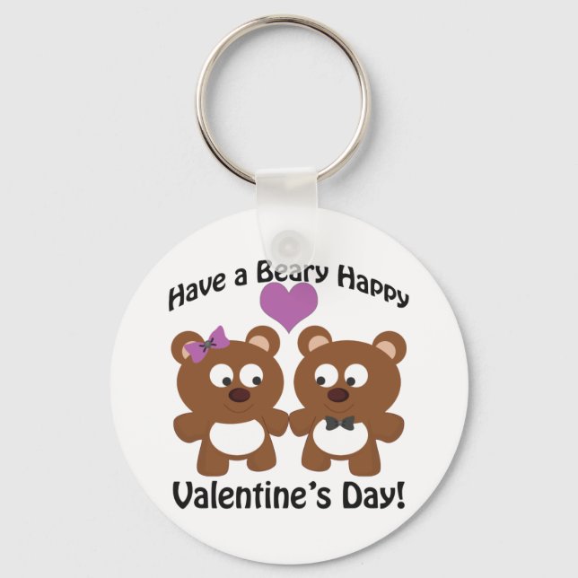 Porte-clés Ayez un Heureuse Sainte-Valentin de la Béary ! (Recto)