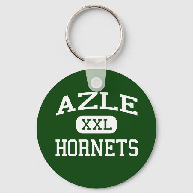 Porte-clés Azle - Hornets - Lycée Azle - Azle Texas (Recto)