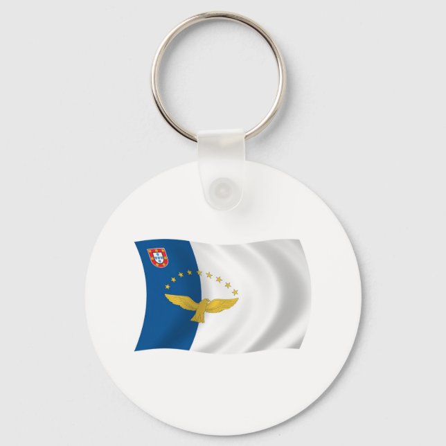 Porte-clés Azores Flag Keychain (Recto)