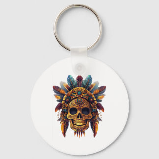 Porte-clés Aztec Skull Relic