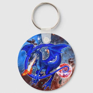 Porte-clés Azurite Cosmic Dragon