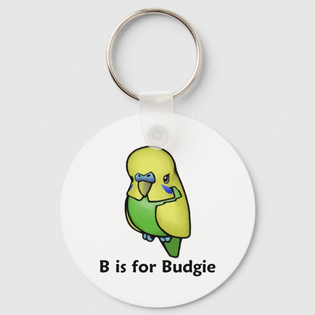 Porte-clés B est pour Budgie (Recto)