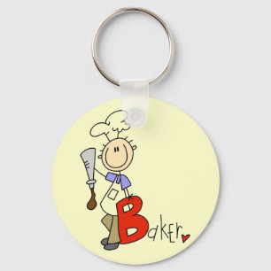 Porte-clés B est pour les T-shirts et cadeaux Baker