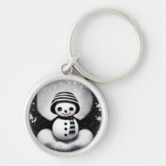 Porte-clés B&W Snowman