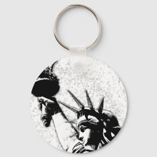 Porte-clés B&W Statue de la Liberté
