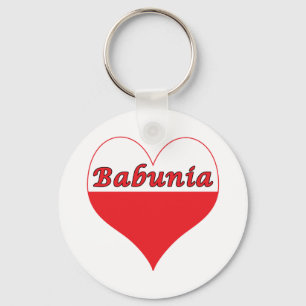 Porte-clés Babunia Coeur polonais
