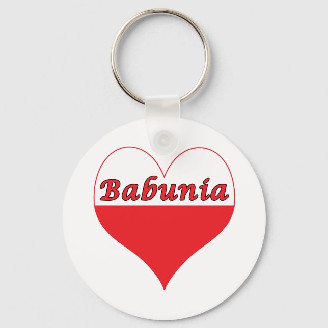 Porte-clés Babunia Coeur polonais (Recto)
