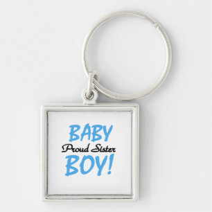 Porte-clés Baby Boy Fier Soeur Cadeaux