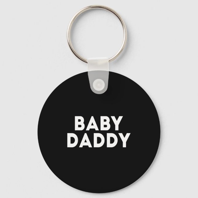 Porte-clés Baby Daddy Funny New &amp; Expecting Dads Father's (Recto)