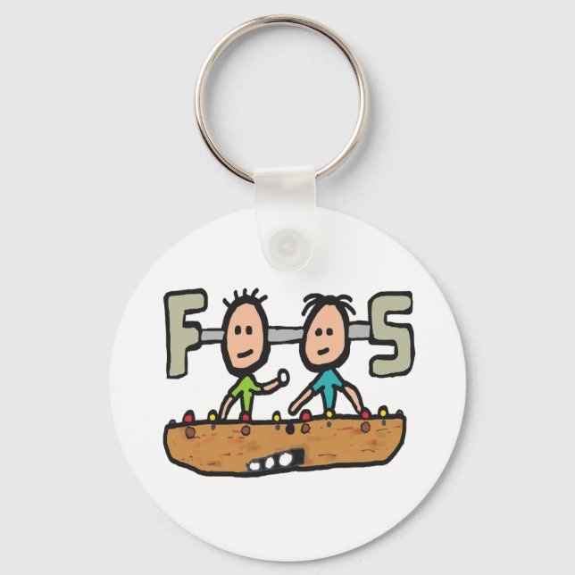 Porte-clés Baby-foot (Recto)