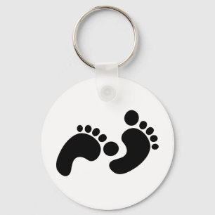 Porte-clés baby footprints