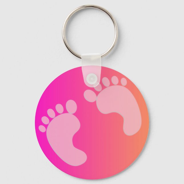 Porte-clés Baby Footprints (Recto)