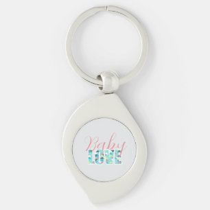 Porte-clés Baby Love Porte - clé Baby shower moderne