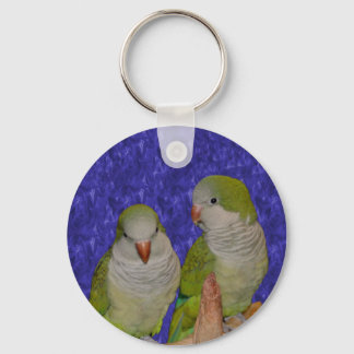 Porte-clés Baby Quaker Parrot Pair Animal