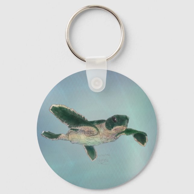 Porte-clés Baby sea Turtle (Recto)