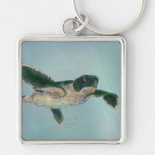 Porte-clés Baby sea Turtle
